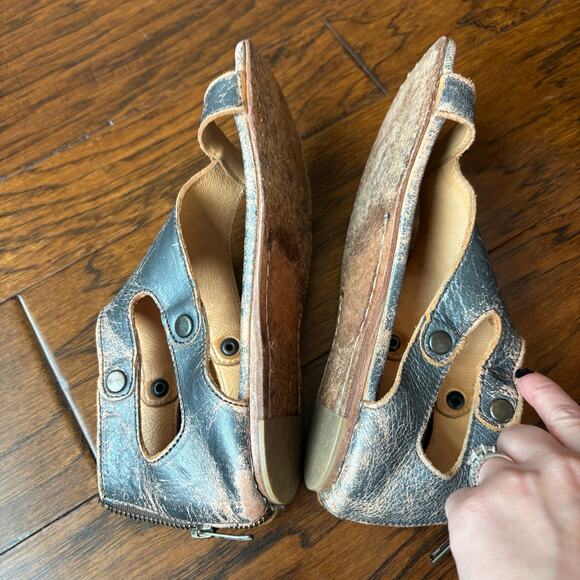 Bed Stu Women’s Soto Distressed Leather Sandals Sz 7 Gladiator Boho Bohemian - Picture 4 of 11